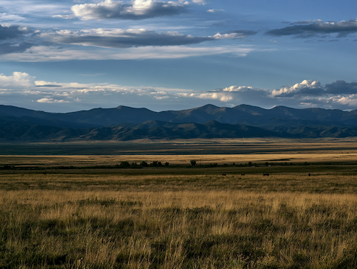 Mountains near La Jara, Colorado